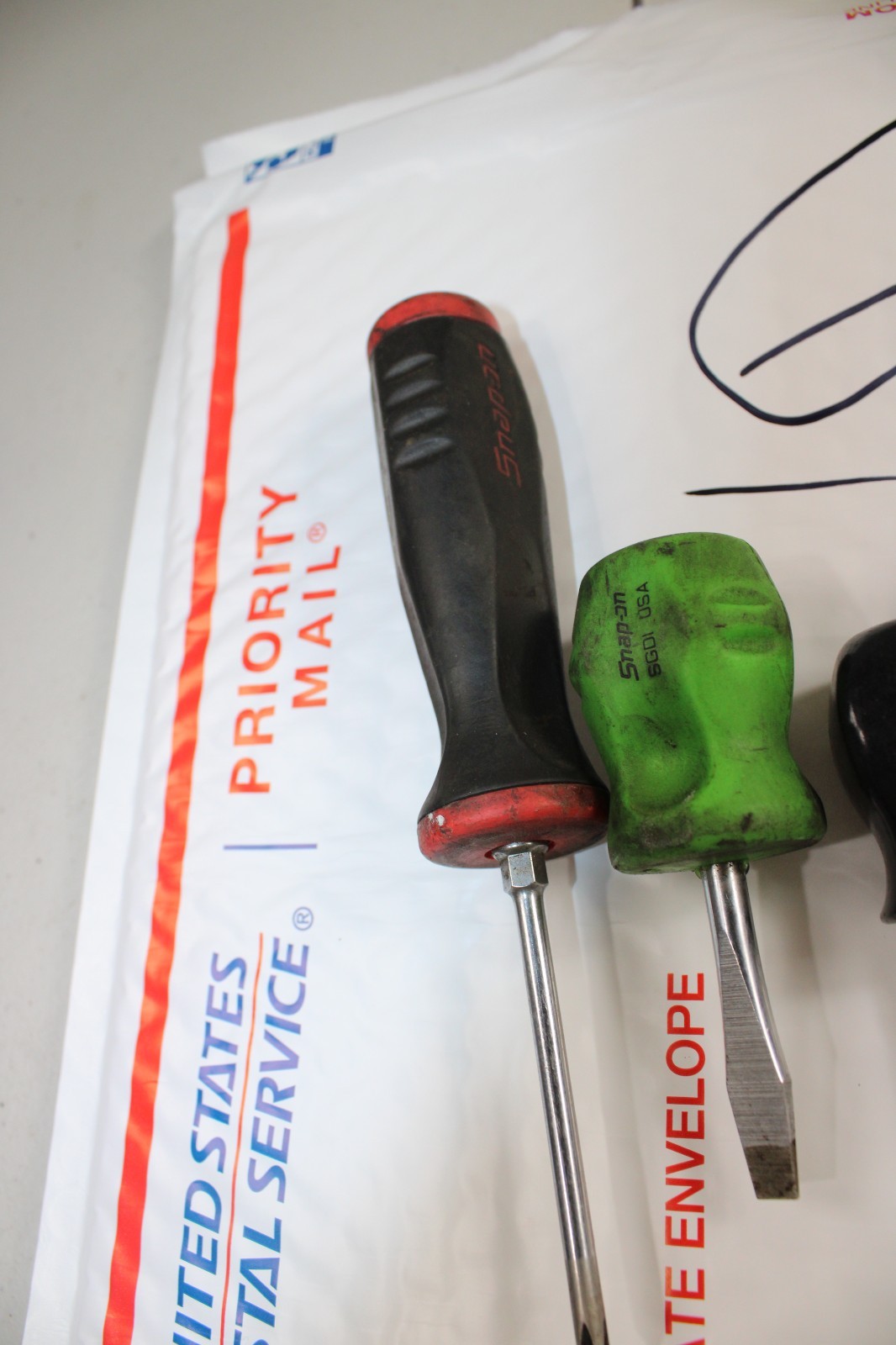 Snap On and MAC Stubby and Regular Screwdriver Lot Flat Slotted Tip Phillips