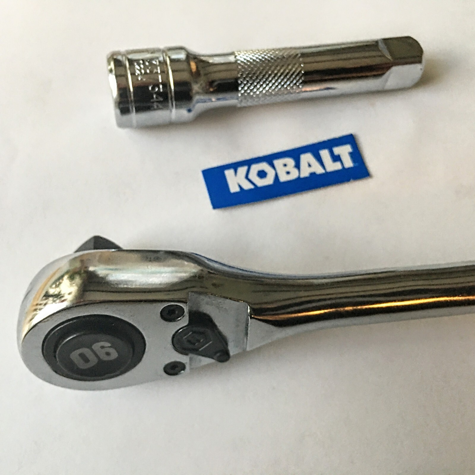 Kobalt 3/8″ Dr Quick Release Ratchet 81697 Plus 3″ Ext Free USA Shipping
