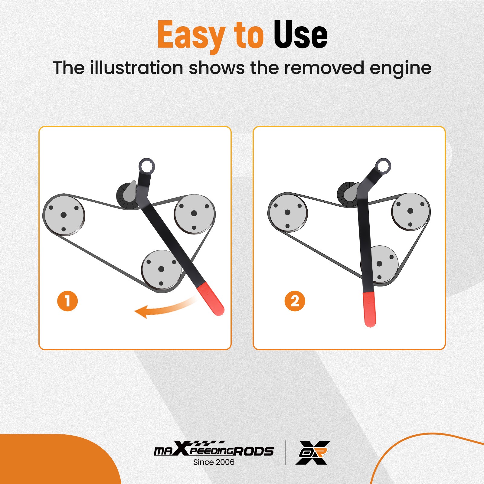 Serpentine Belt Wrench Tool Set for Mini Cooper N12 N14 N16 N18 Engines 07-23
