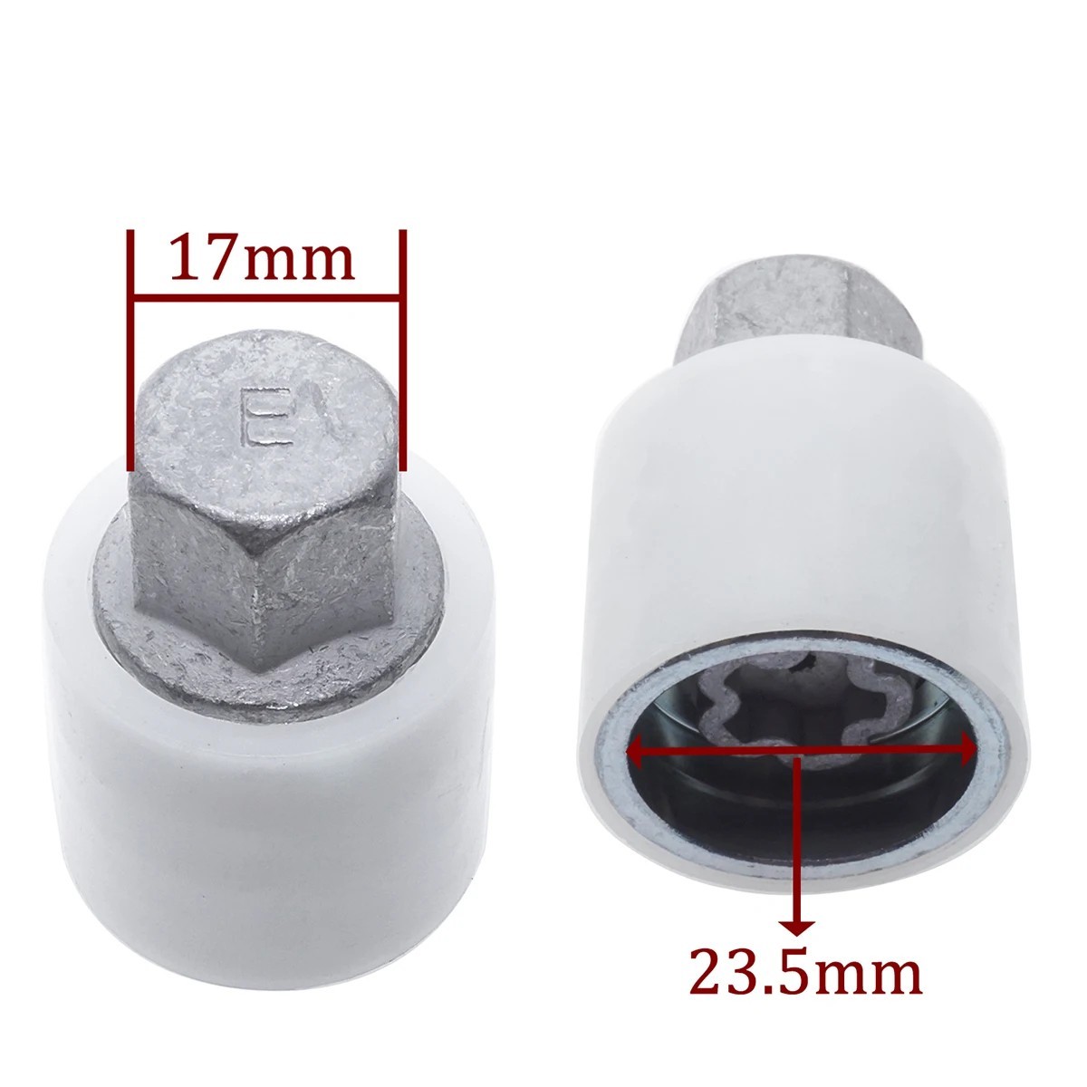 1PCS Wheel Lock Key Removal Tool Socket Adapter For Audi A3 A4 A6 Q5 Q7 Q3 A5 Ti