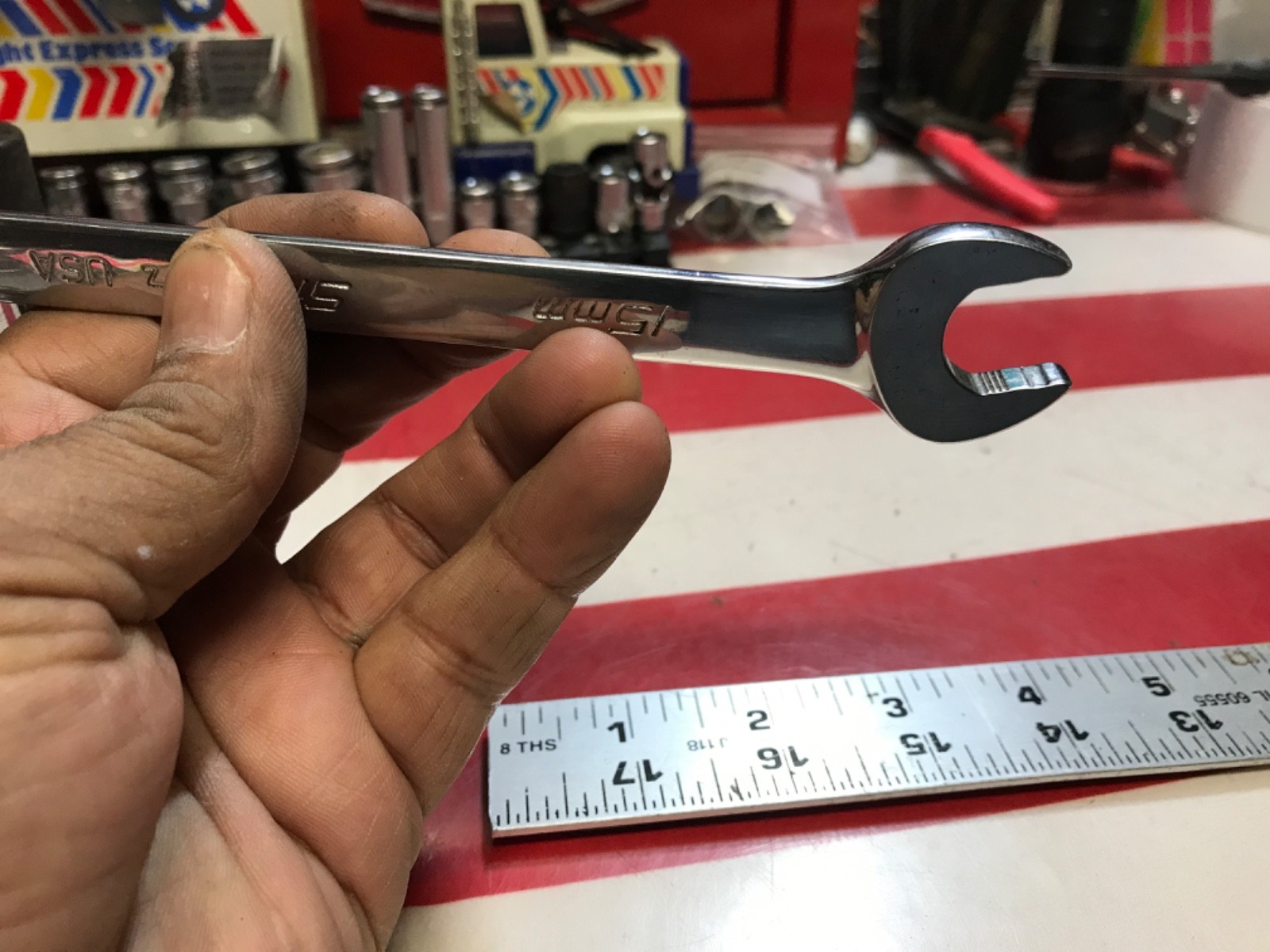 Snap on wrench 15mm flank drive plus SOEXM15 NICE 👍 FFF