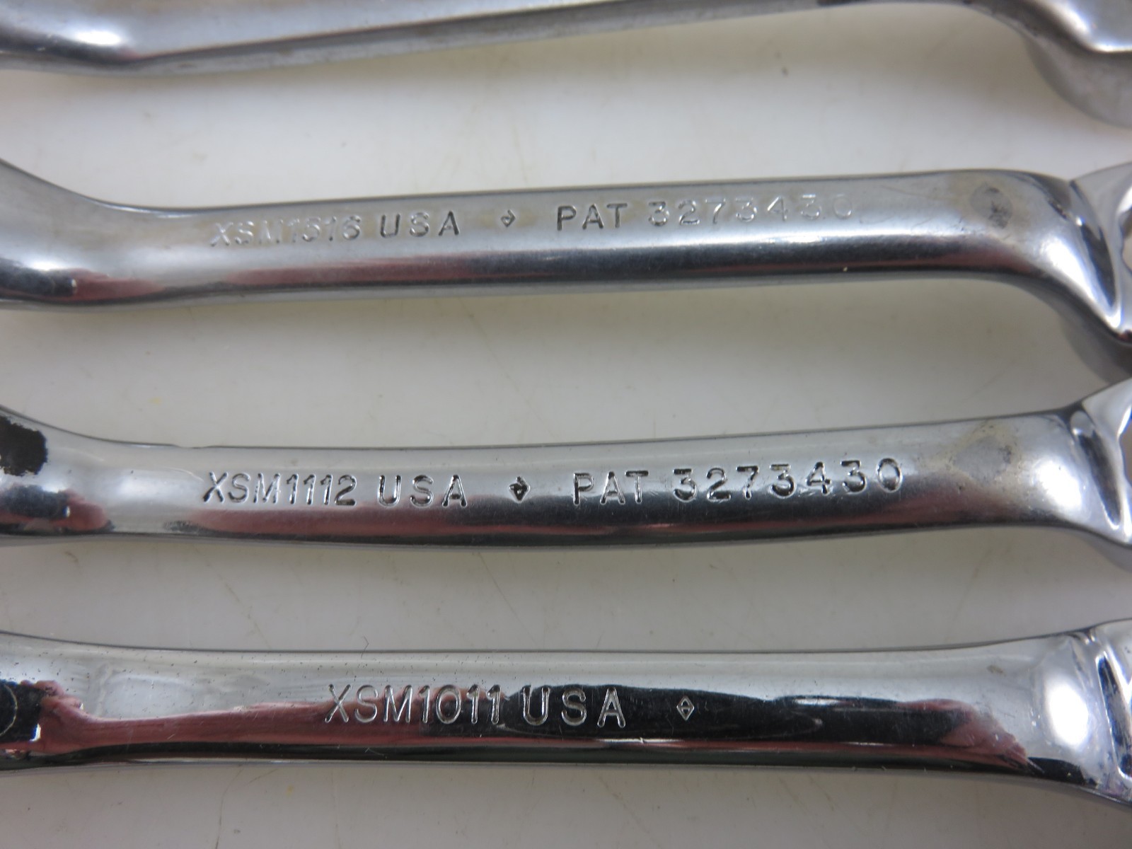 Snap-On XSM METRIC SHORT 10° Offset Box End Wrench 8pc Set 6mm-20mm