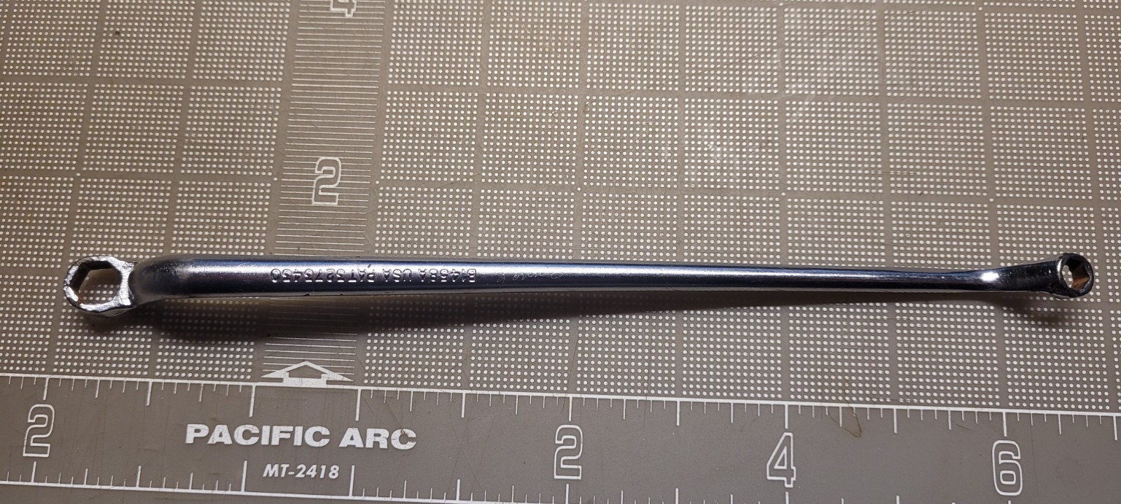Snap On B1456A – 3/8″ X 7/16″ Offset 6 Pt Double Box End Brake Bleeder Wrench
