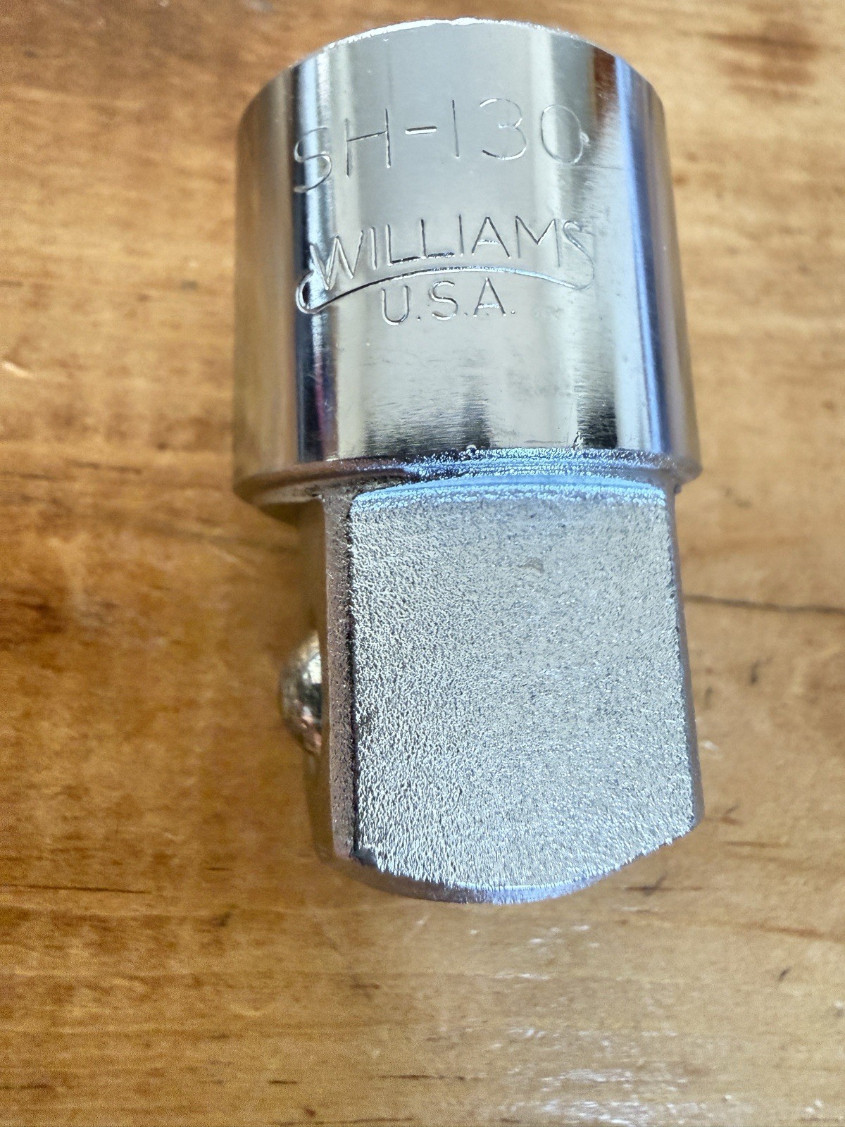 Williams Tools SH-130 Adapter Chrome 1/2″ Female to 3/4″ Male Hardly Used Clean
