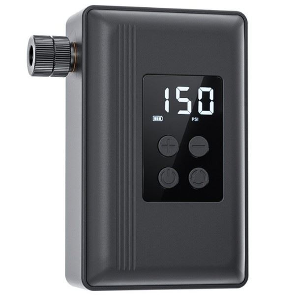 Cycling Trips Electric Bike Pump Lightweight Portable Real-time Pressure Readout
