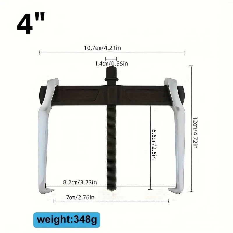 3 in Industrial Two-Jaw Puller – Bearing & Gear Removal for Mechanical Repairs