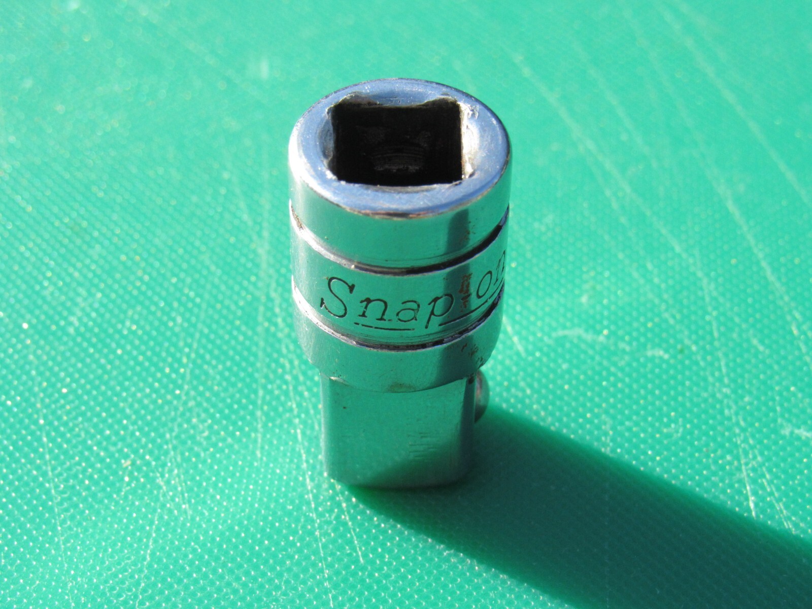 SNAP ON A2 A-2 3/8″ TO 1/2″ SQUARE DRIVE SOCKET ADAPTER UNDERLINE LOGO A 2 USED