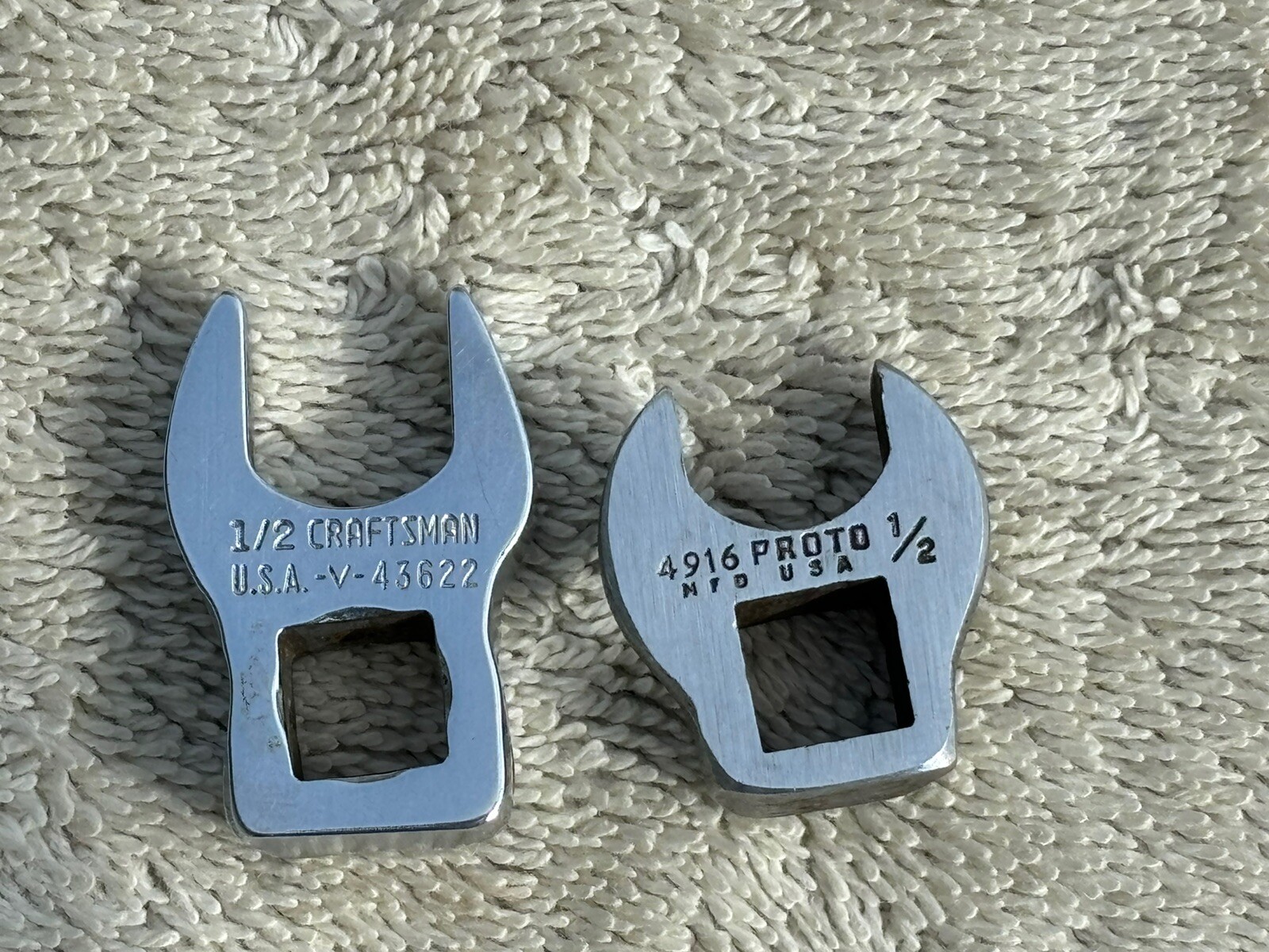 Snap On Crows Feet 3/8” Drive Proto Craftsman Lot Of 10 Different Sockets