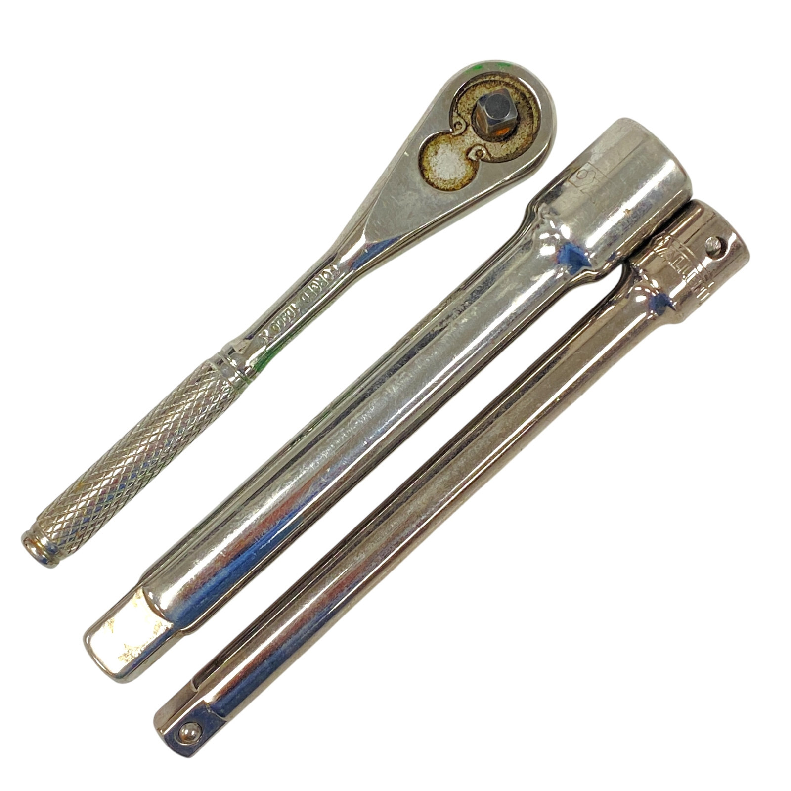 Allen 10900 1/4 Ratchet and 12810 1/2 11910 3/8 in Drive Extension Bar 3 Pcs USA