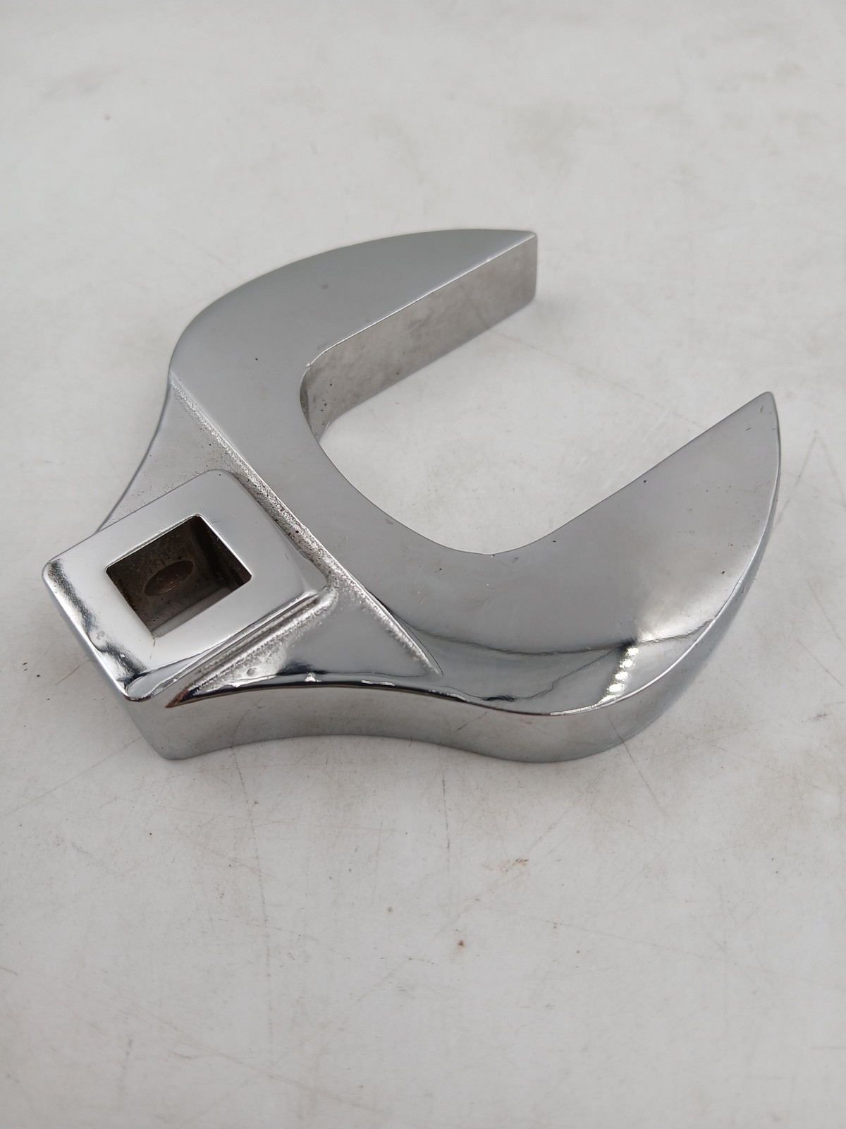 Snap-on 46mm Crowfoot Wrench SCOM46 Open End Square Drive USA Metric Chrome Tool
