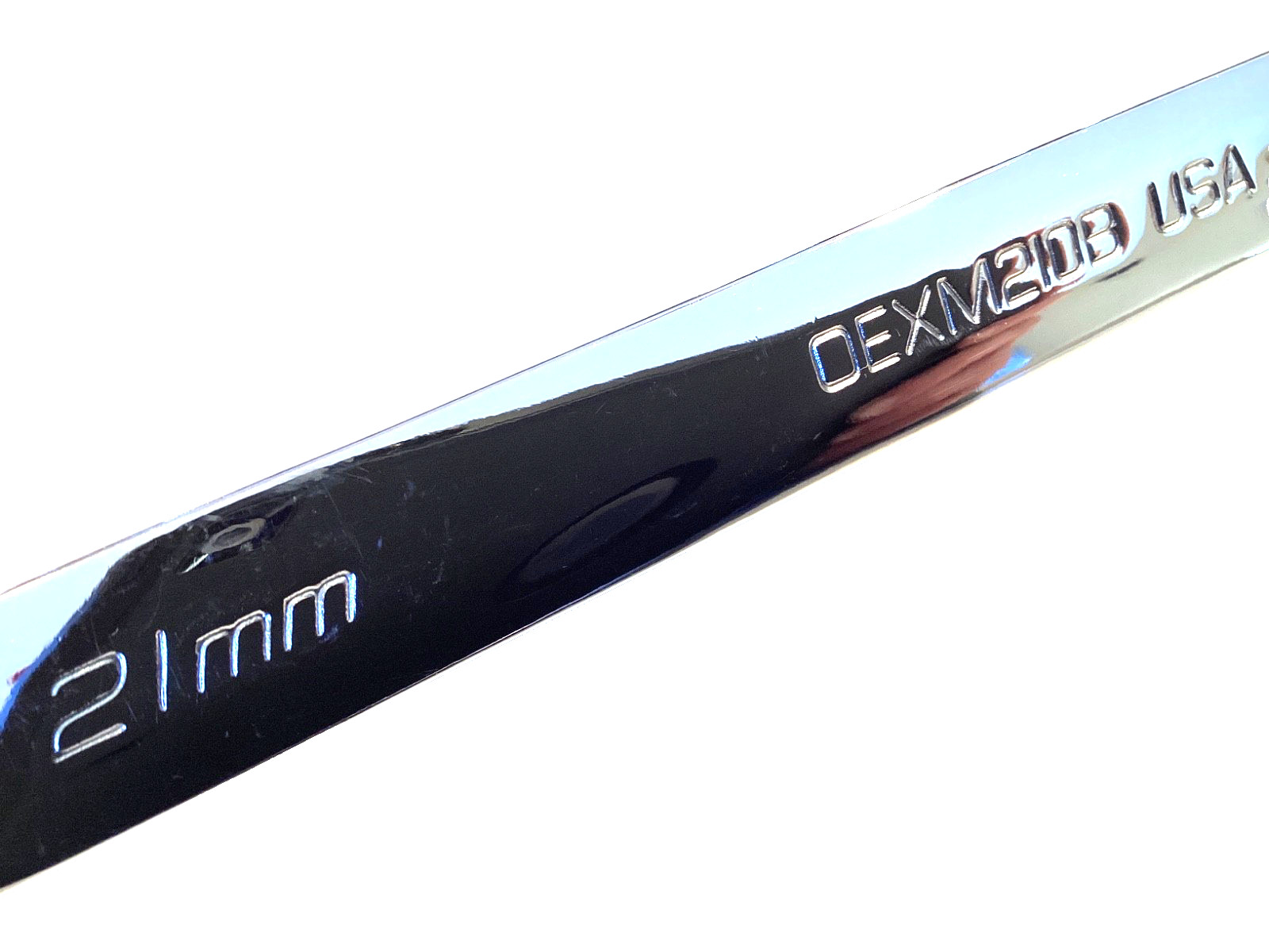 Snap On OEXM210B NEW 21MM 12 Point Metric Flank Drive Chrome Combination Wrench