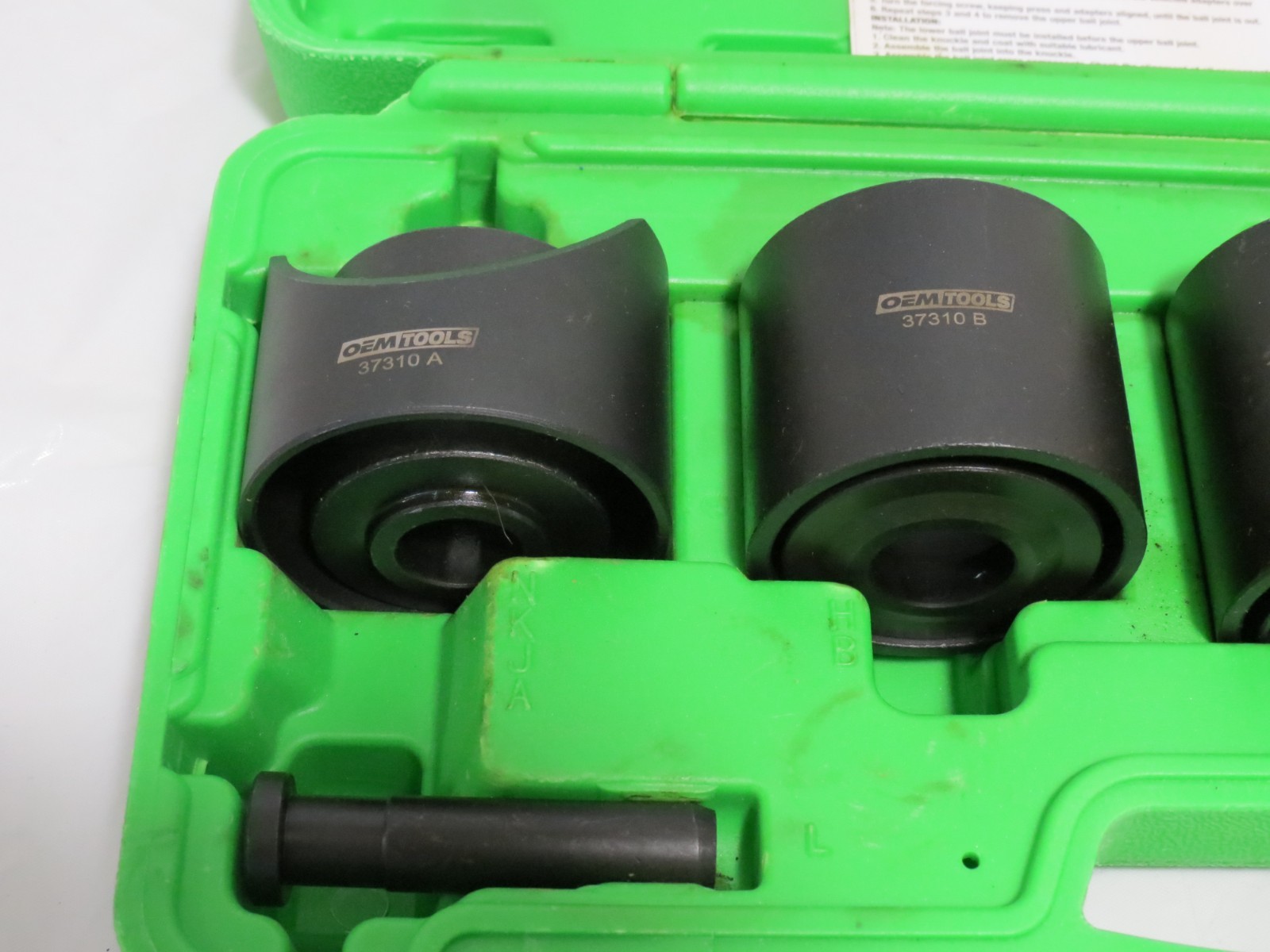 OEMTOOLS 37310 Master Ball Joint Installer/Remover Adapter Set, 14 Pieces
