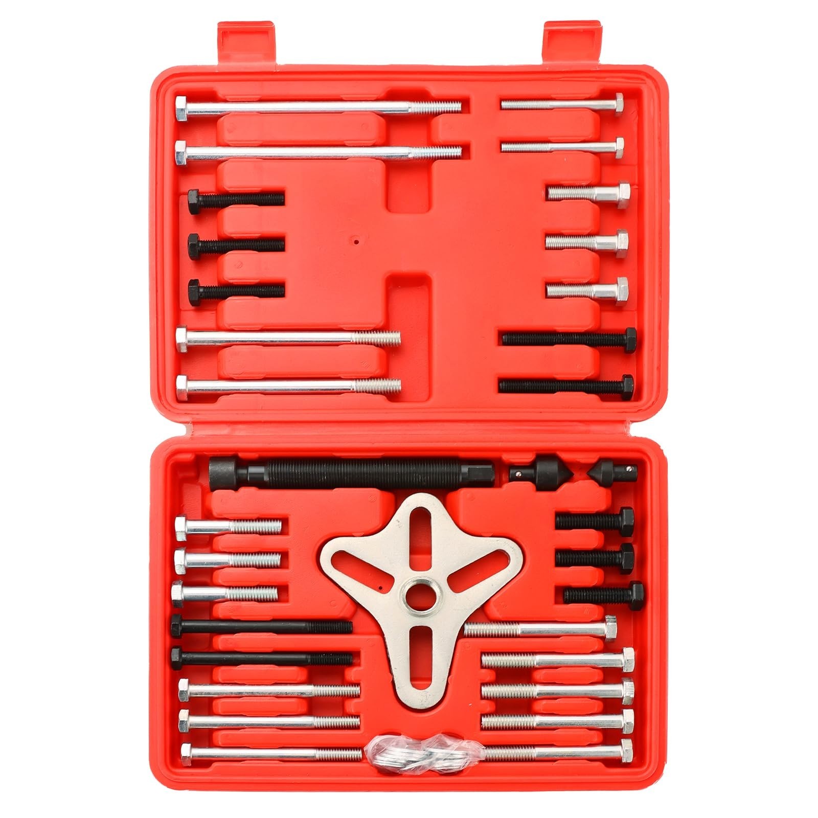 46pcs Harmonic Balancer Puller Kit, Crankshaft & Steering Wheel Pulley Set for C