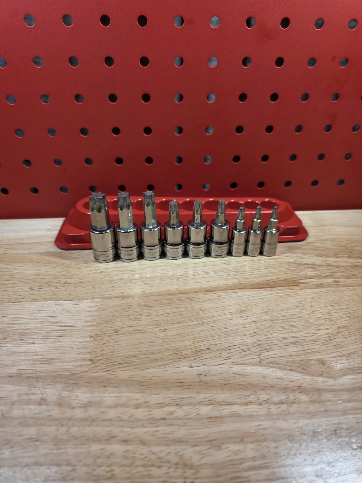 Snap-on 209EFTXBY 9-Piece Combo Drive HEAVY DUTY Removal Torx Bit Socket Set USA
