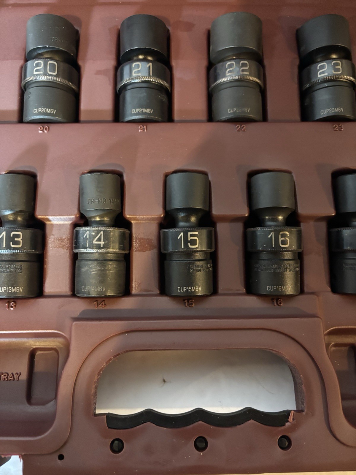 Matco Tools 13 Pc 1/2″ Metric 6 Pt ADV Universal Impact Socket Set – SCUPM136V
