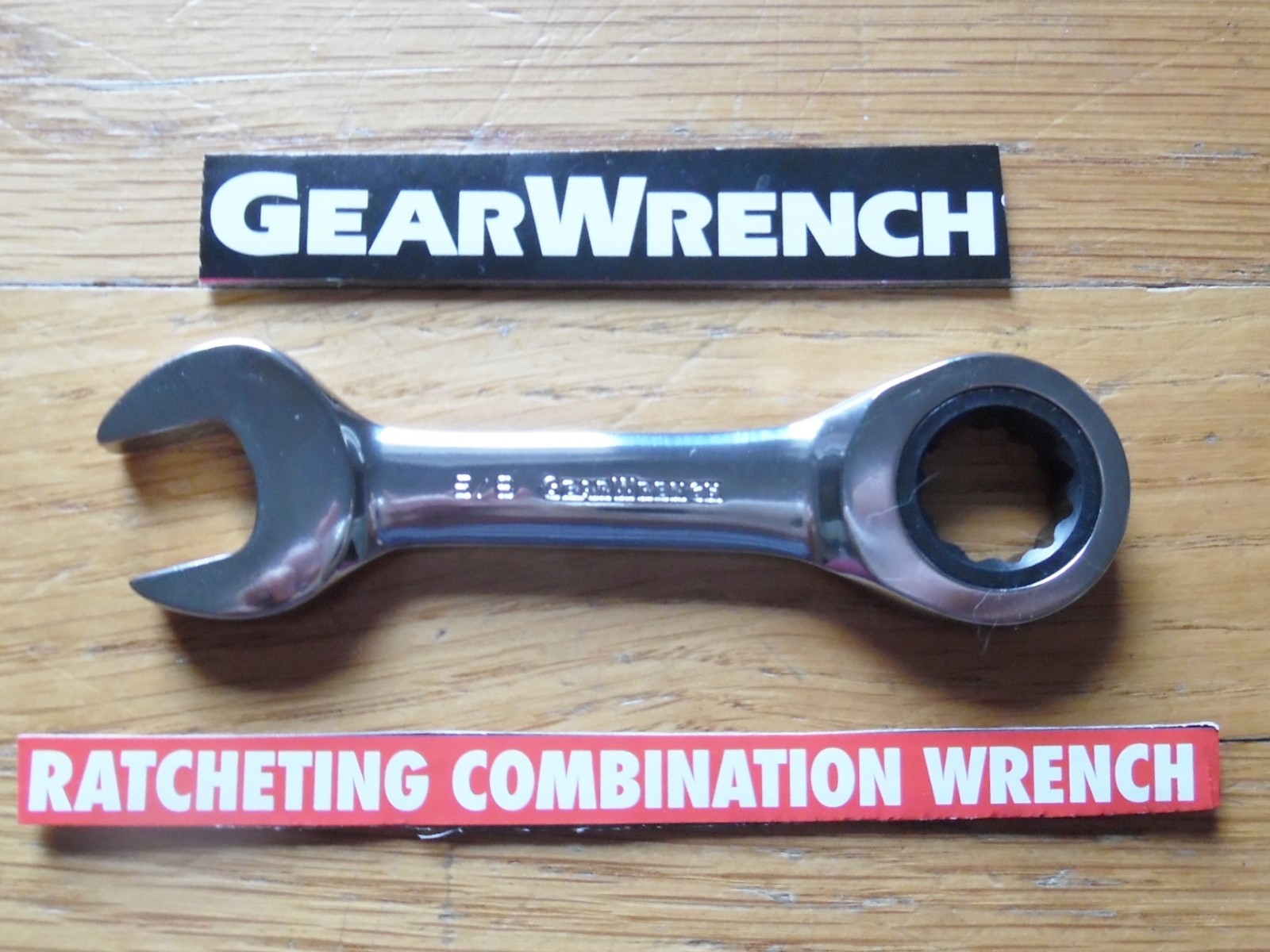 Gearwrench Stubby Ratcheting Wrench SAE or Metric Combination Ratchet new
