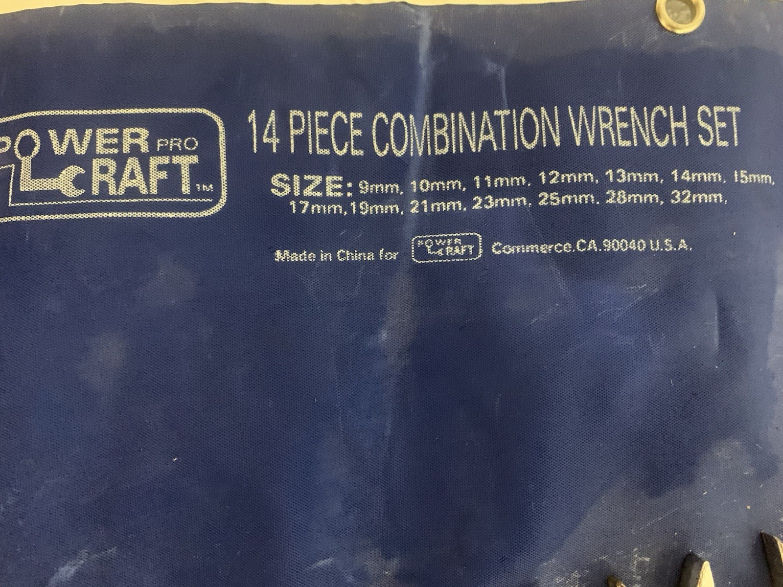 Powercraft 14 Pc. Metric Combination Wrench Set 12 Pt. 9-32mm Nice Set See photo