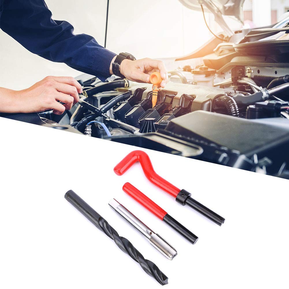 Thread Inserts Repair Kit Stainless Steel M12x1.5 Drill Tap Wrench Auto Tool