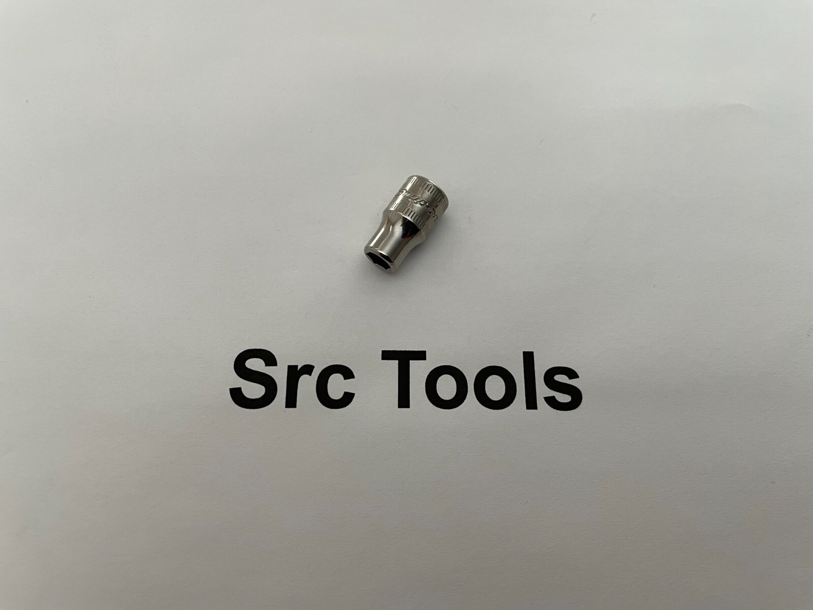 Snap-On Tools USA *MINT* 1/4″ Drive 6pt 6mm Metric Shallow Chrome Socket TMM6