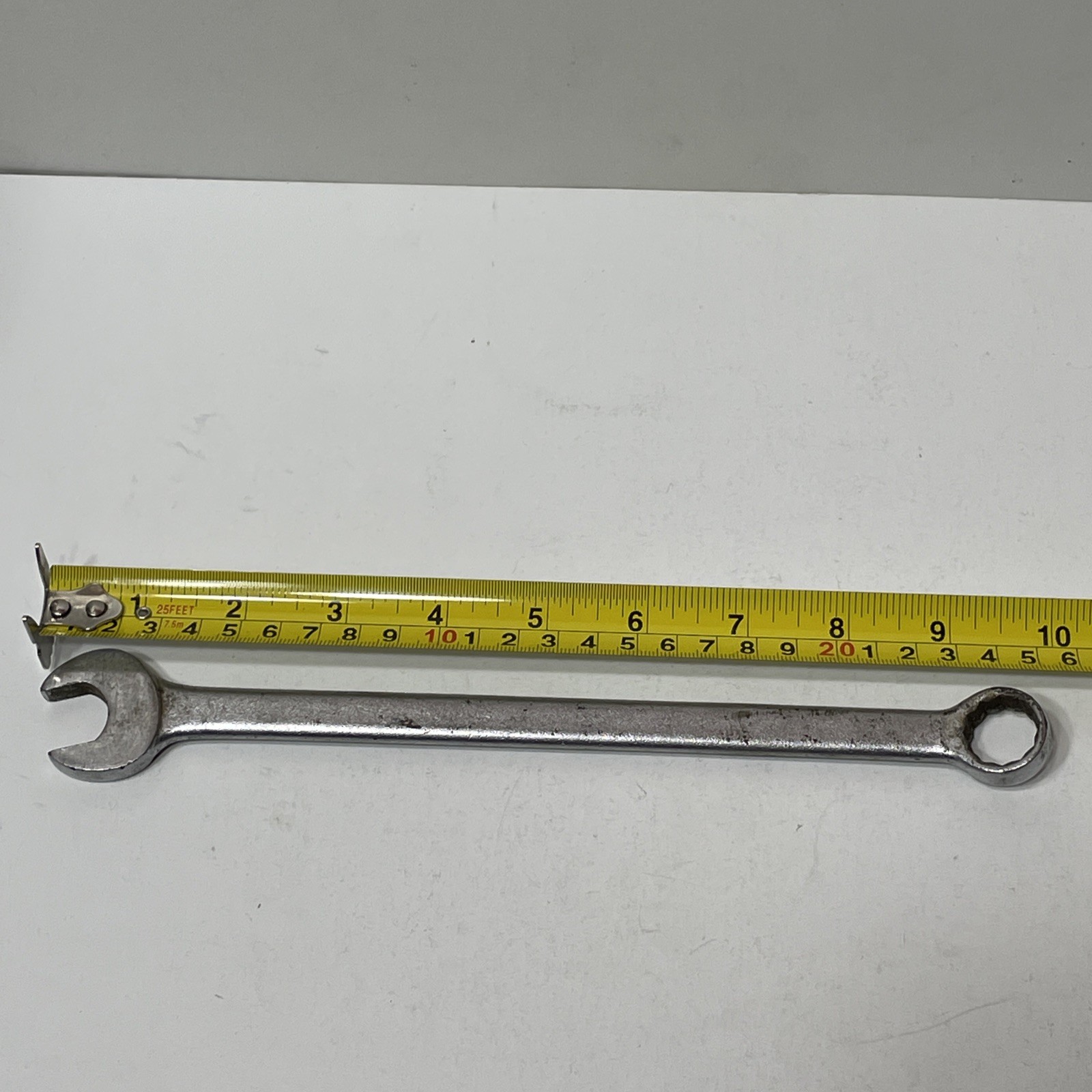 Proto 1220-L 5/8” Combination Wrench Made in USA 9-1/2” Long Chrome Satin 12 Pt