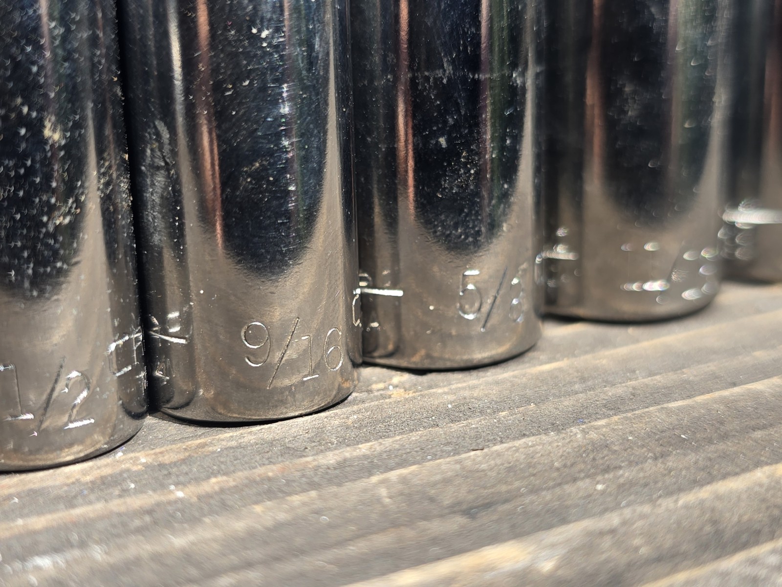Craftsman 7 Pc. Socket Set 3/8″ Dr. 6 Pt. Deep G Series 3/8″ – 13/16″