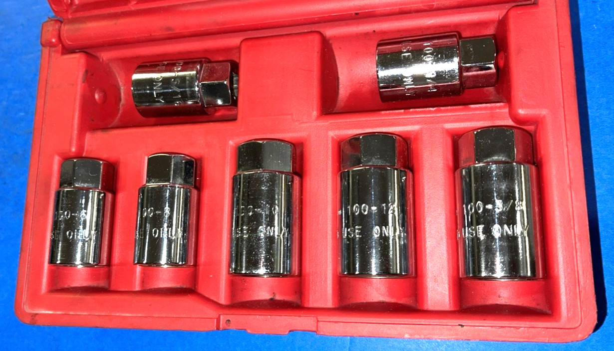 AST TOOLS 7 PIECE MULTI DRIVE STUD EXTRACTOR/ INSTALLER SAE/METRIC SET