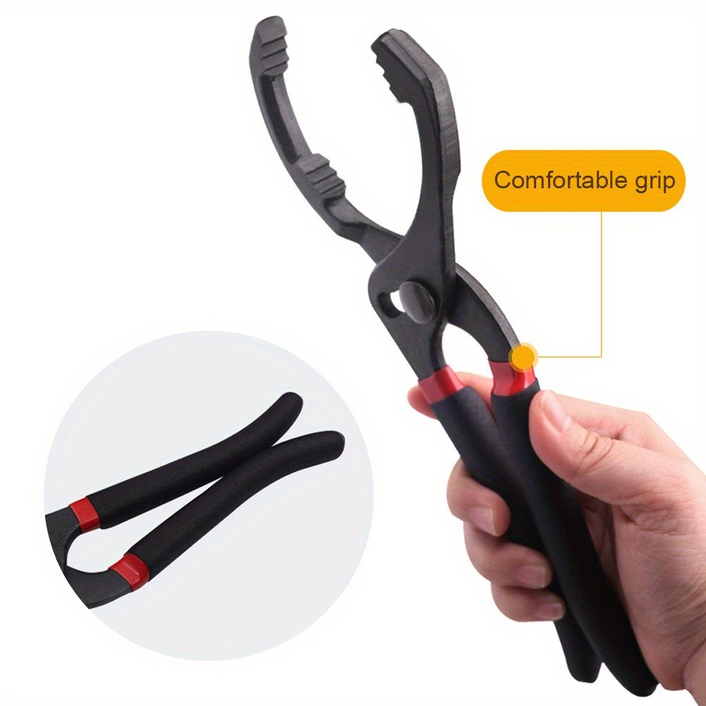 Black Oil Filter Pliers Universal Oil Filter Wrench Oil Filter New