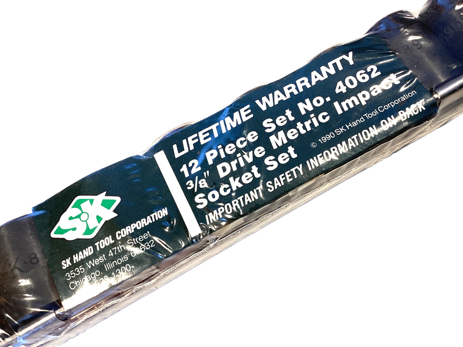 SK Tools USA NEW 12 Piece 3/8” Drive Metric Impact Socket Set Snap In Rail 4062