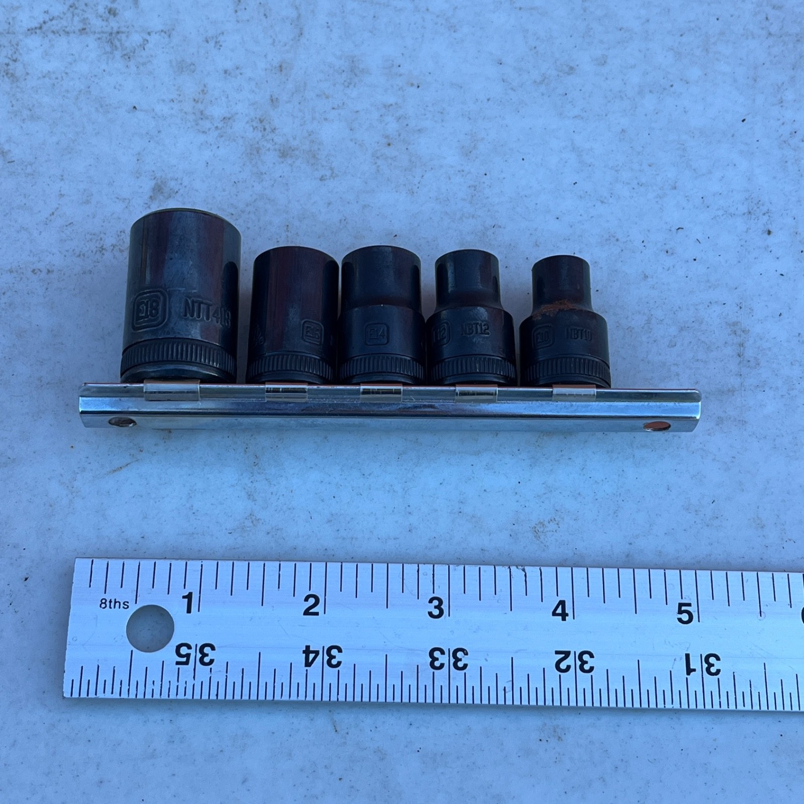 NAPA 3/8″ Drive external torx NTT418 Impact sockets E10 E12 E14 E16 E18 NBT10