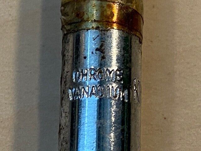 King Dick ‘Midget’ Small T Bar & 8″ Socket Extension – Ex RAF Crowfoot Marked