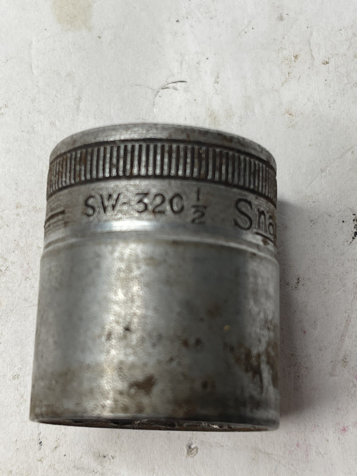 Vintage Snap-on Tools USA 1/2″ Drive 12pt 1″ Socket SW-320 1/2. (HT3)
