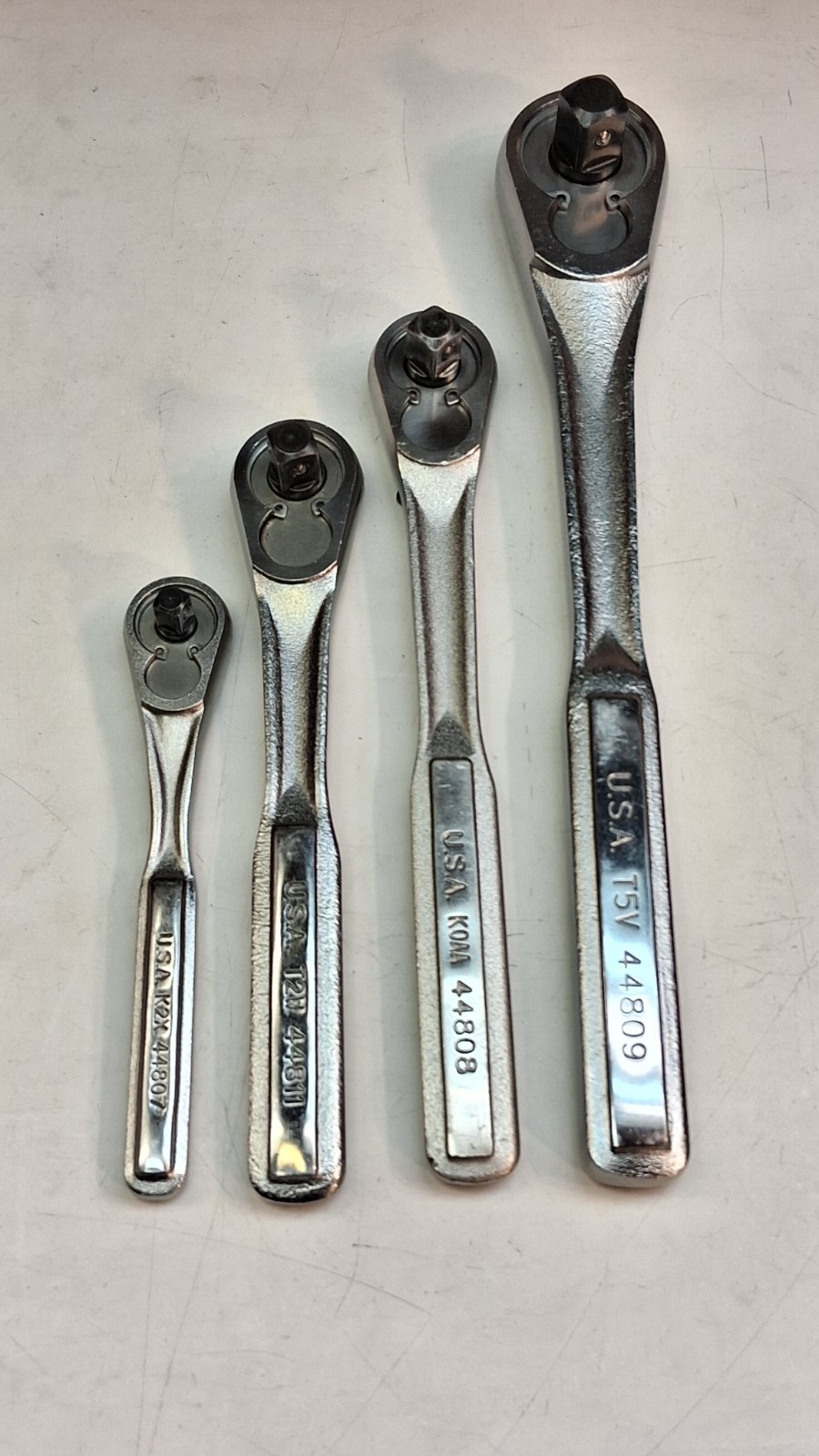 CRAFTSMAN *USA* 1/4,3/8,1/2 DRIVE 4-PIECE RATCHET SET 44807, 44811, 44808, 44809
