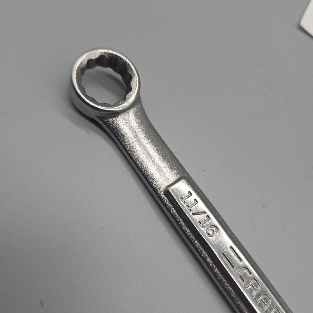 Craftsman Tools 11/16in VA 44698 Combination Wrench 12pt. USA