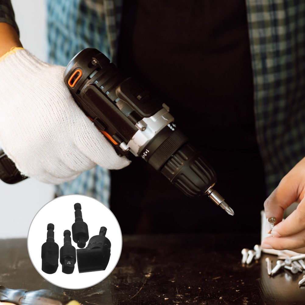 Right Angle Drill Attachment Adapter Adapters Impact Driver Holders