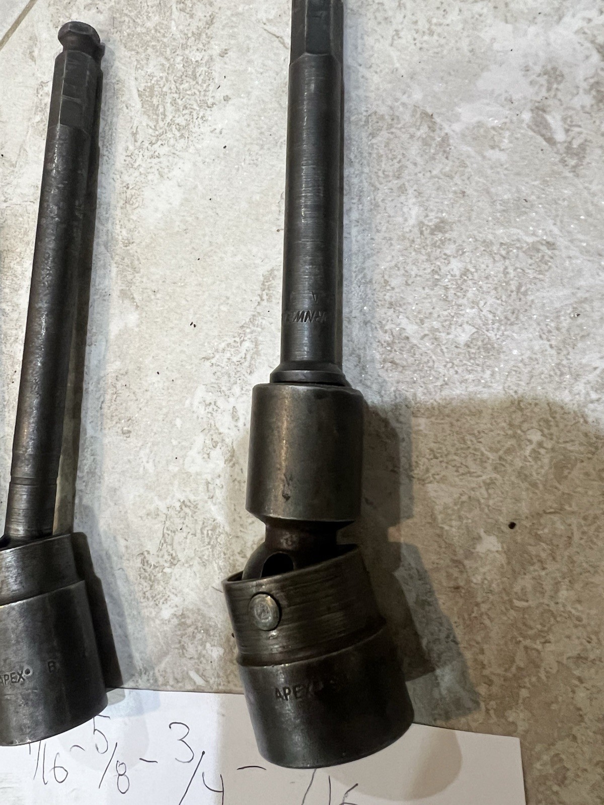 APEX, Cornwall Hex Power Drive Impact U-joint Socket Sets for Hex Quick Connect
