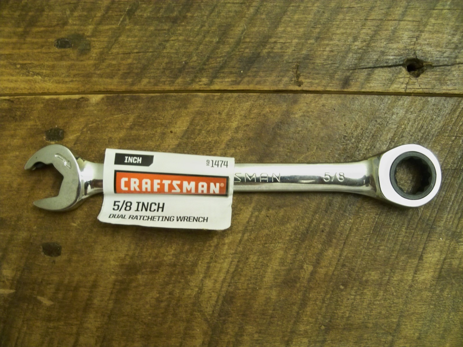 NEW! CRAFTSMAN Ratcheting 5/8″ SAE Combination Wrench 91474 1474
