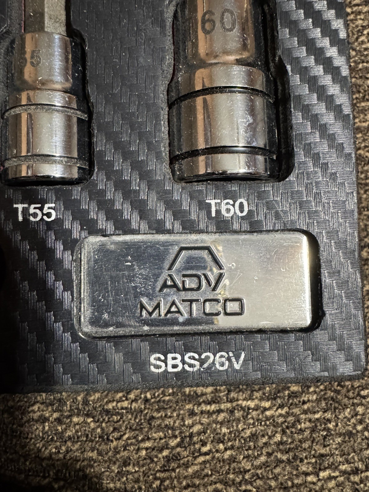 Matco SBS26V 26pc 1/4″ 3/8″ & 1/2″ Standard & Long ADV Torx Set