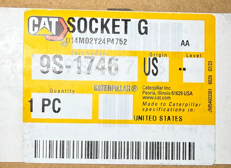 Caterpillar Tools 11pc Ratchet & Socket Set 9S-1746 3/8″ Drive 12 pt 7/16-3/4