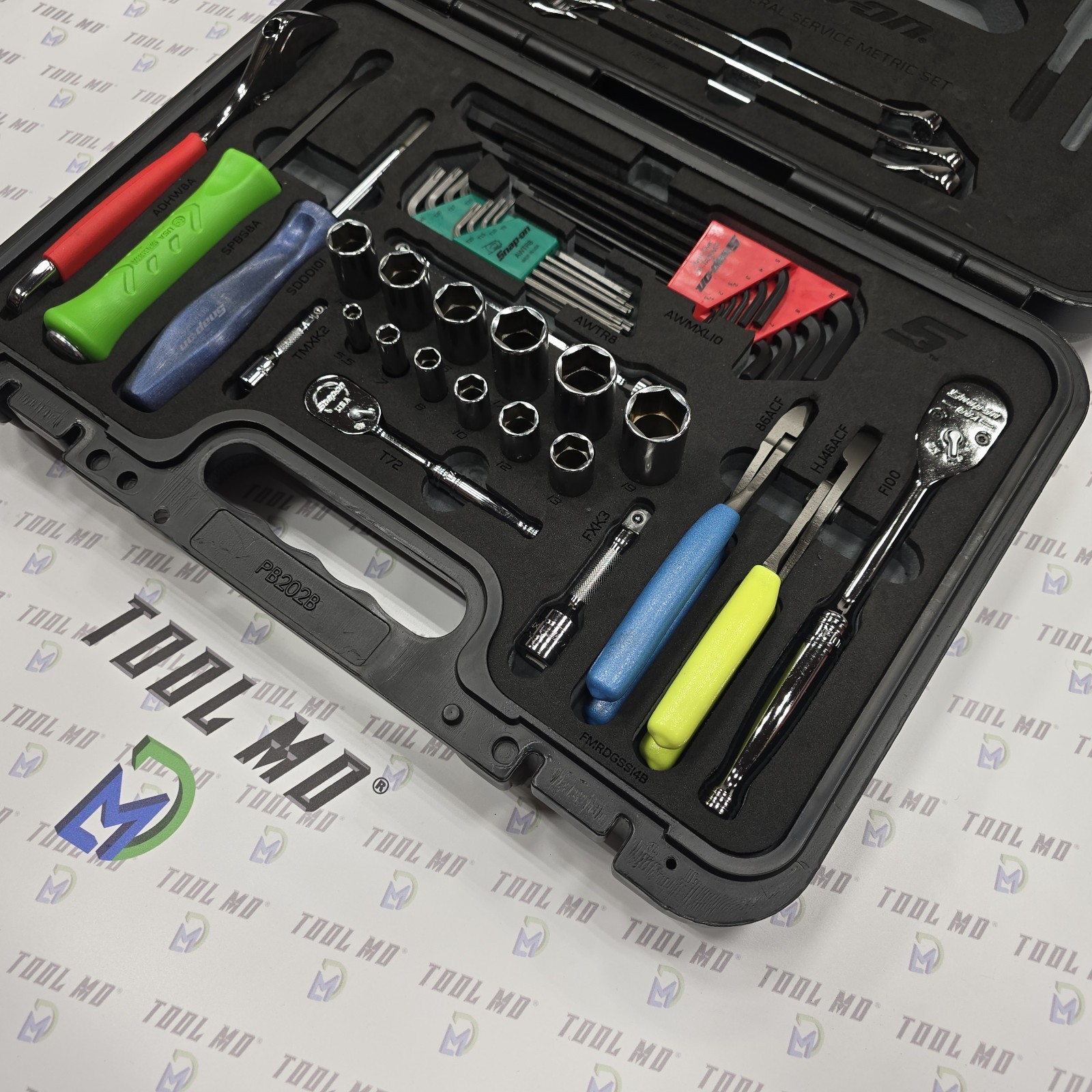 Snap-on Tools USA NEW 43pc Metric Combination General Service Set 243RDGSSFAC