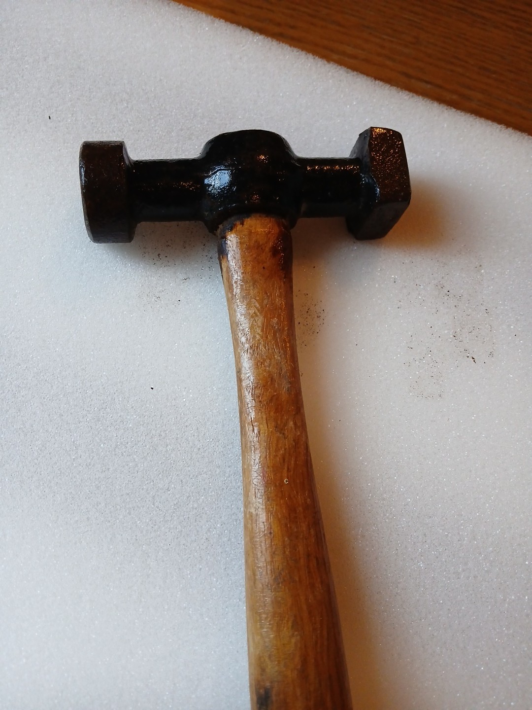Vintage Automotive Body Repair Hammer Nice Shape. 11 3/4″ Wooden Handle