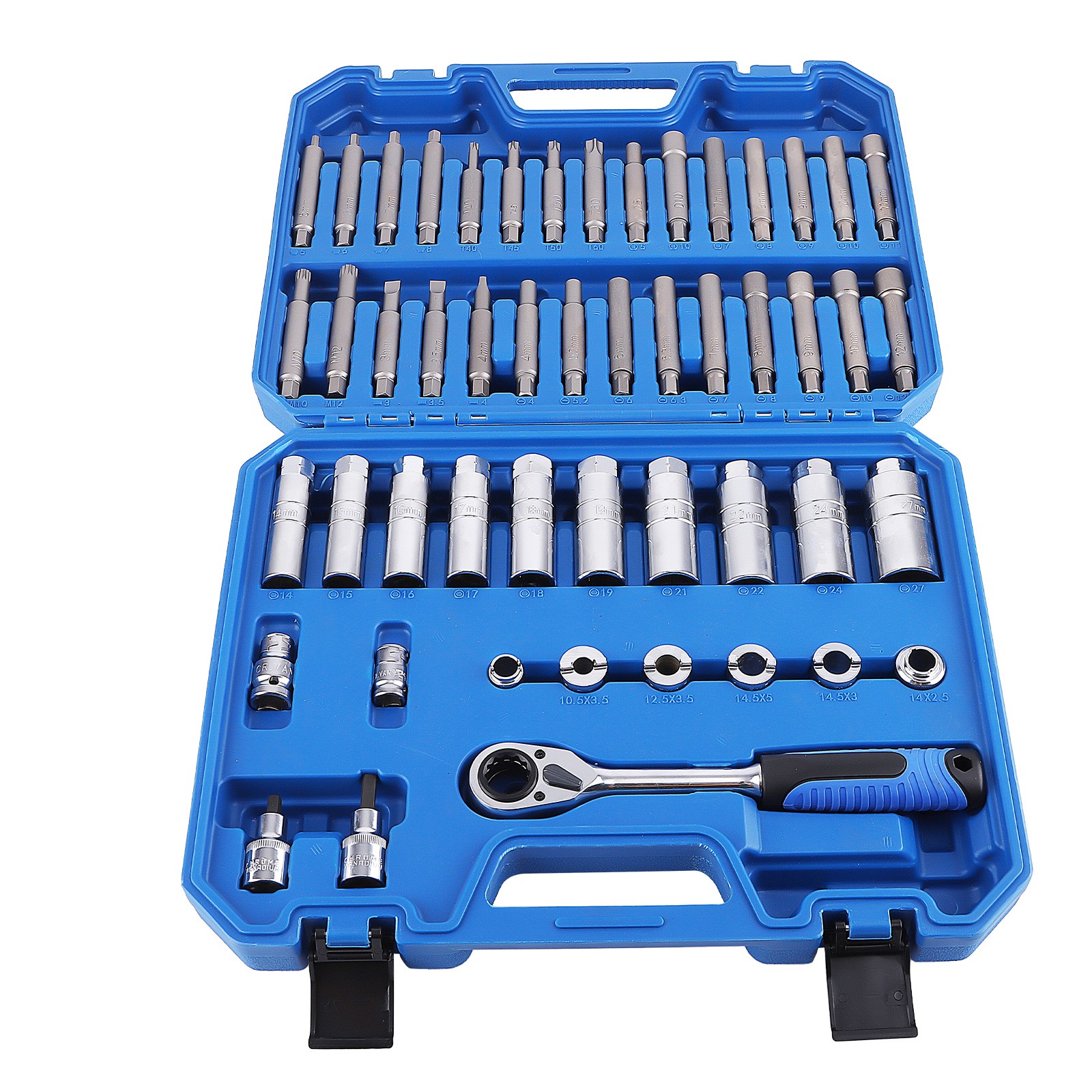 Strut Nut Removal Installation Tool 50-Pieces Socket Wrench Set For All Vehicles