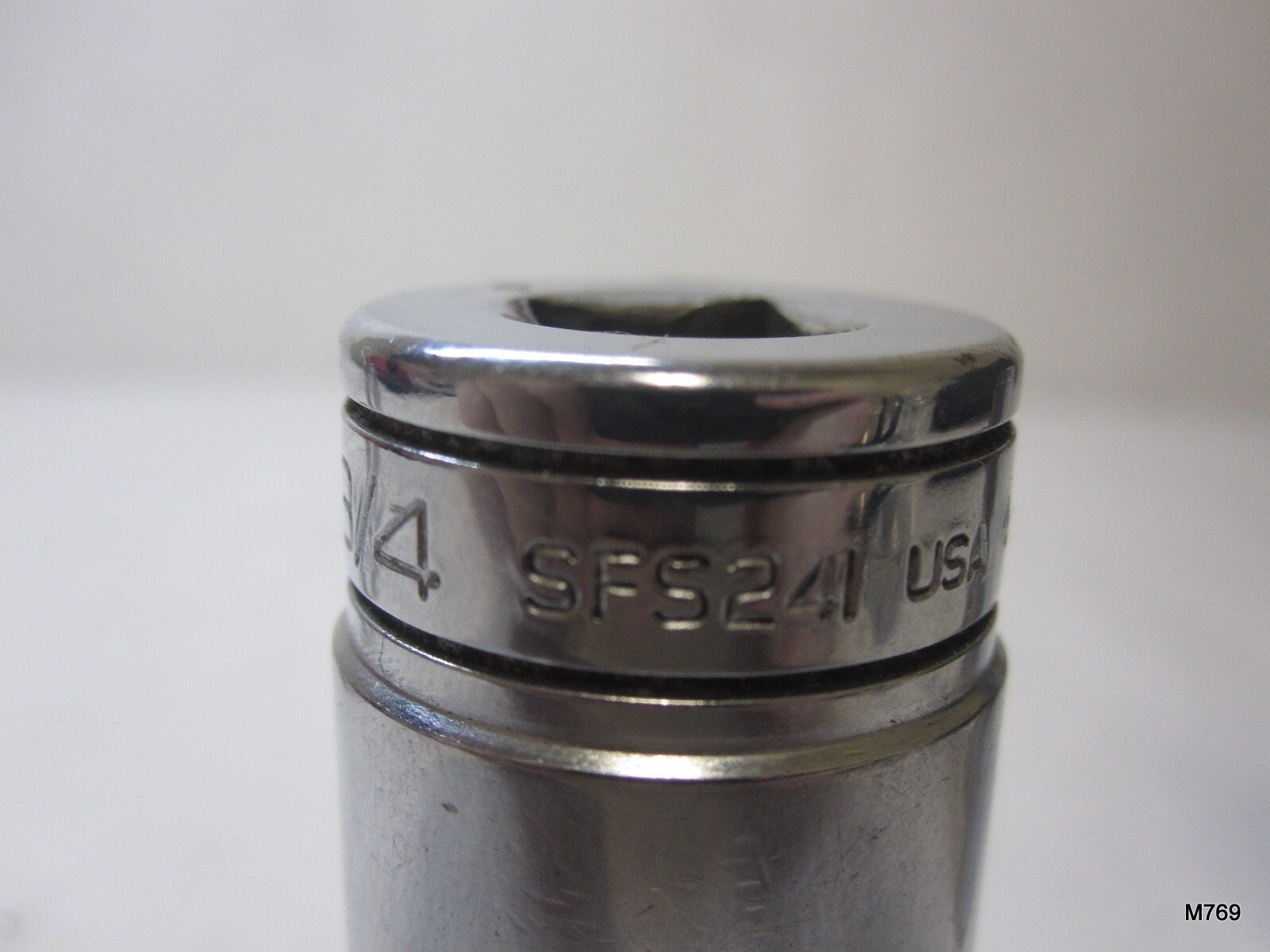6 QTY Assorted SnapOn 3/8-Drive 6P Shallow/Deep Socket (2) 1/4 (2) 13/16 1/2 3/4