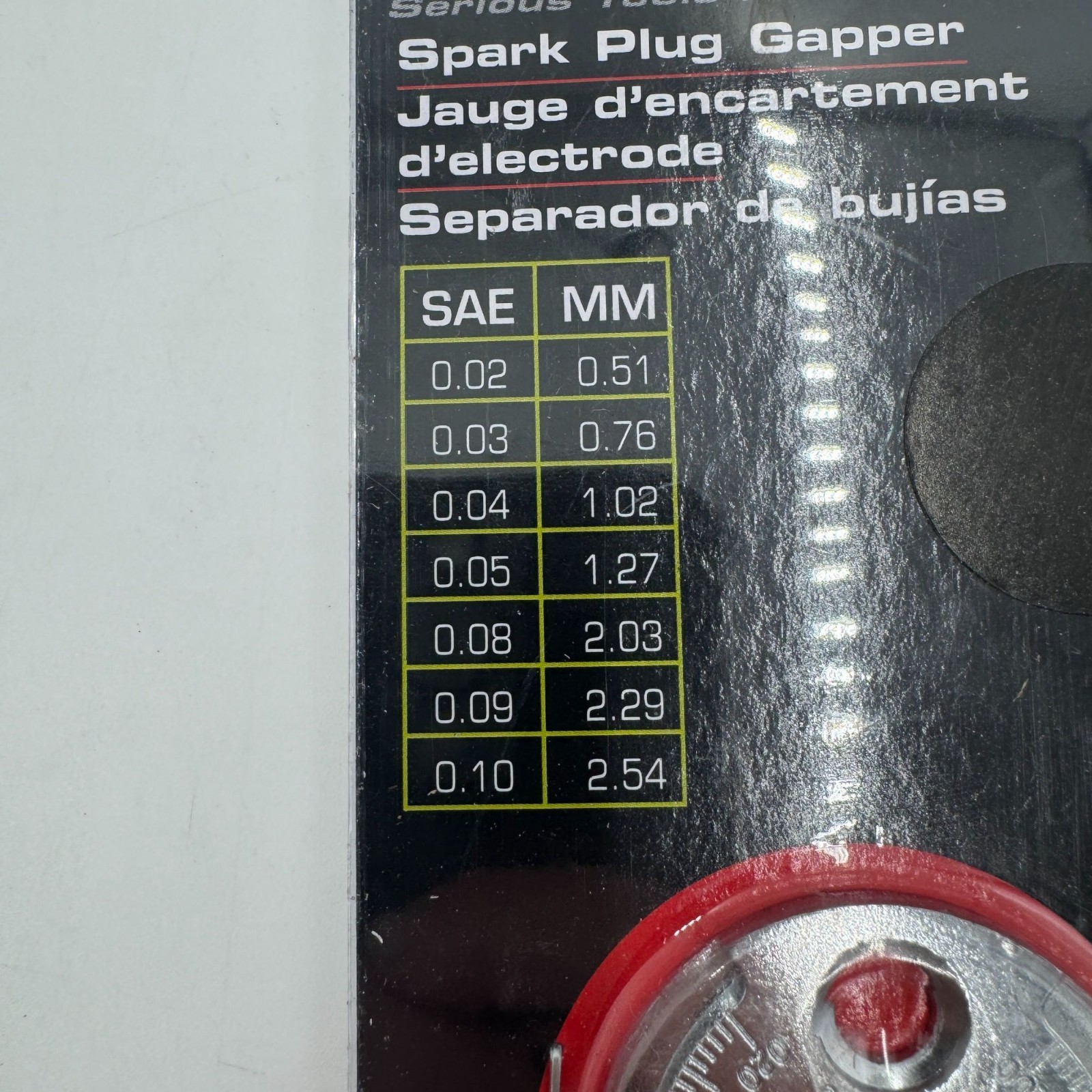 Powerbuilt Spark Plug Gapper SAE & Metric Measurements Tool