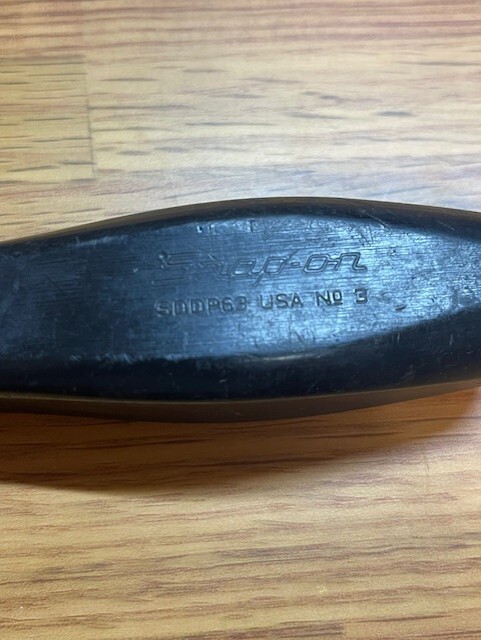 Snap On Tools SDDP63 Black Hard Handle No. 3 Phillips Screwdriver USA