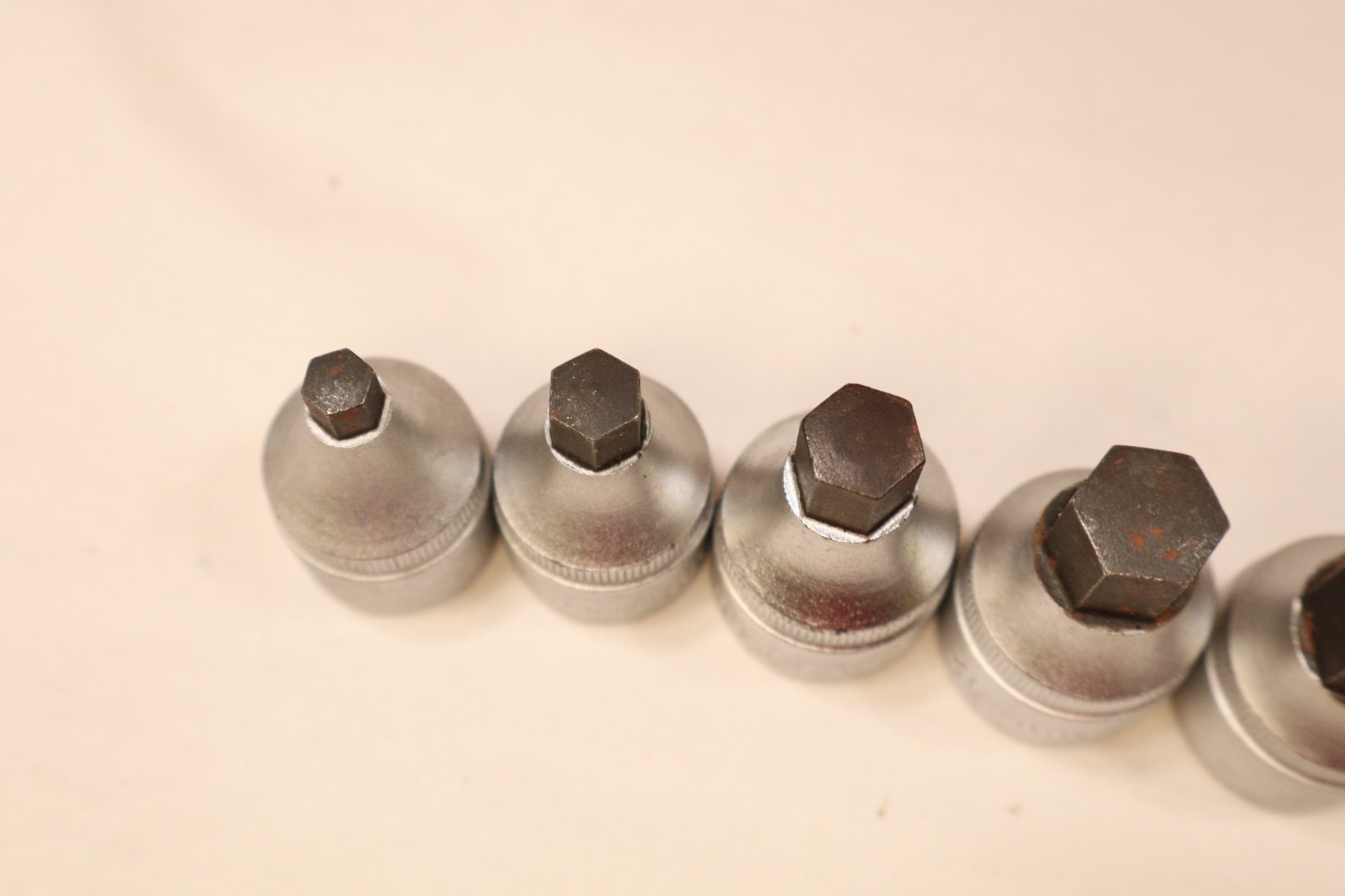 Hazet Germany 985 Socket set, Hex bit, 1/2″ dr 6,8 10mm, 12mm, 14mm, 17mm, 19mm.