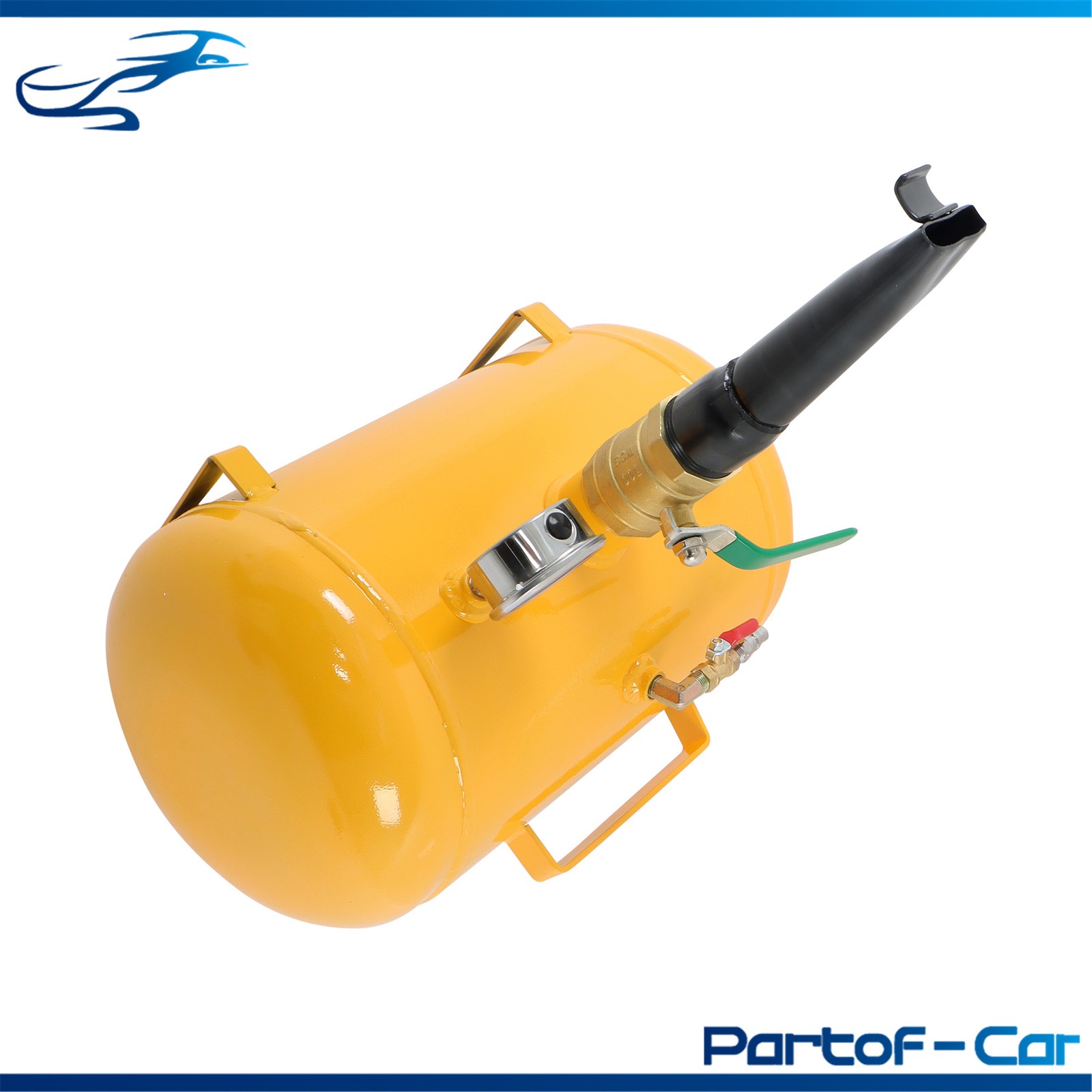 Yellow 5 Gallon 145PSI Heavy Duty Air Tire Bead Seater Blaster Seating Tool