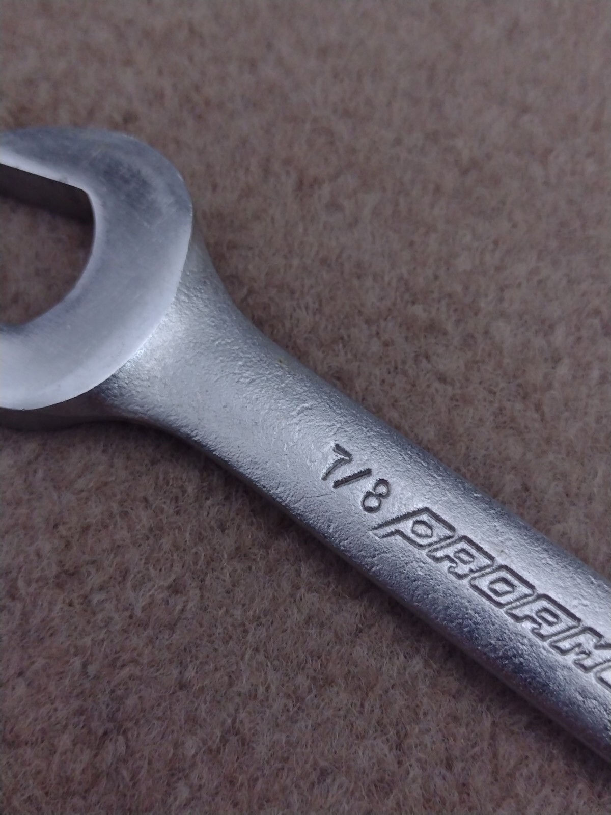 Vintage USA ProAmerica 7/8″ x 15/16″ Double Open End Wrench Chrome SAE Standard