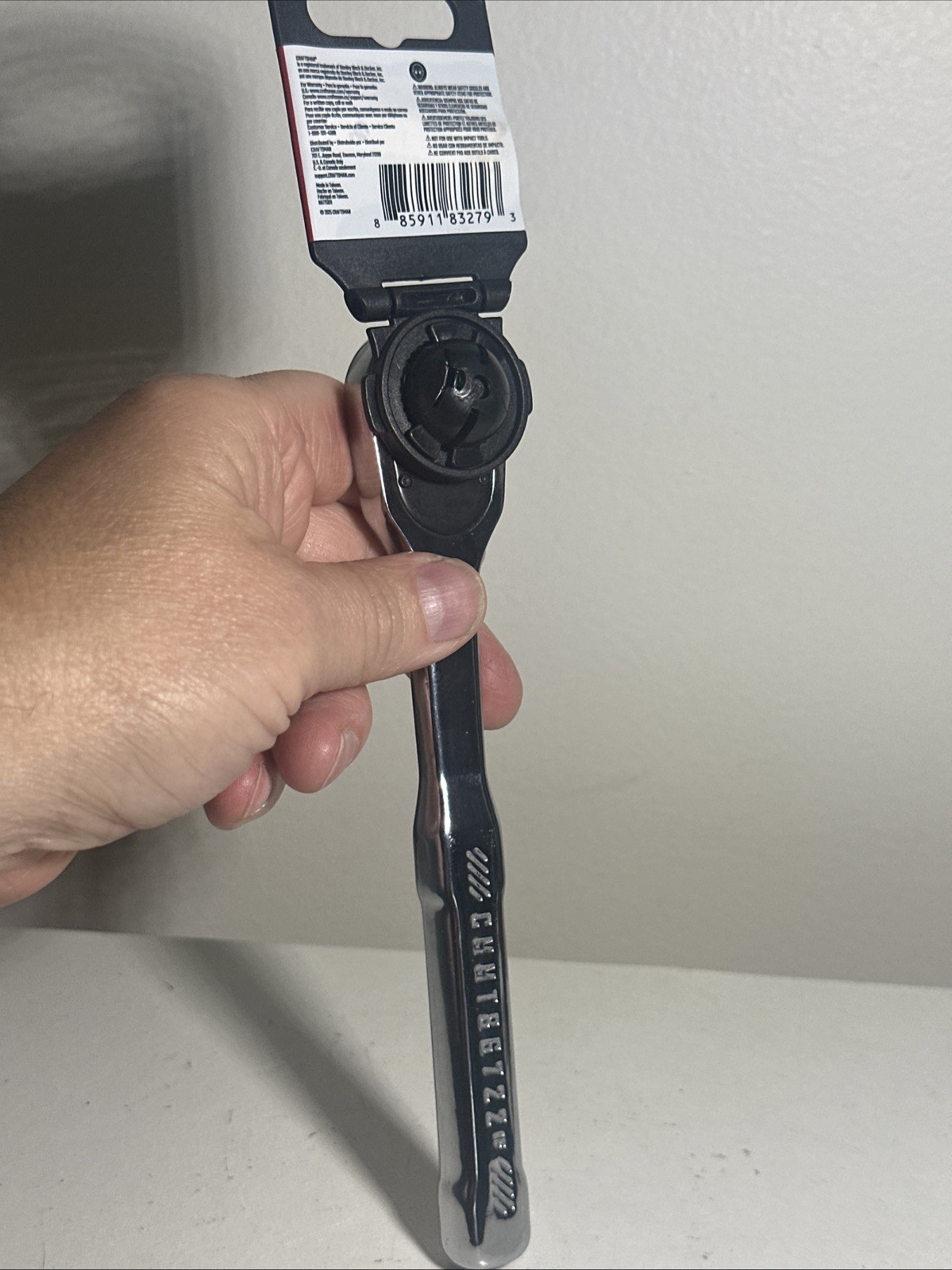 CRAFTSMAN 90 Tooth Quick Release Low Profile 3/8″ Inch Drive Ratchet Model 86722