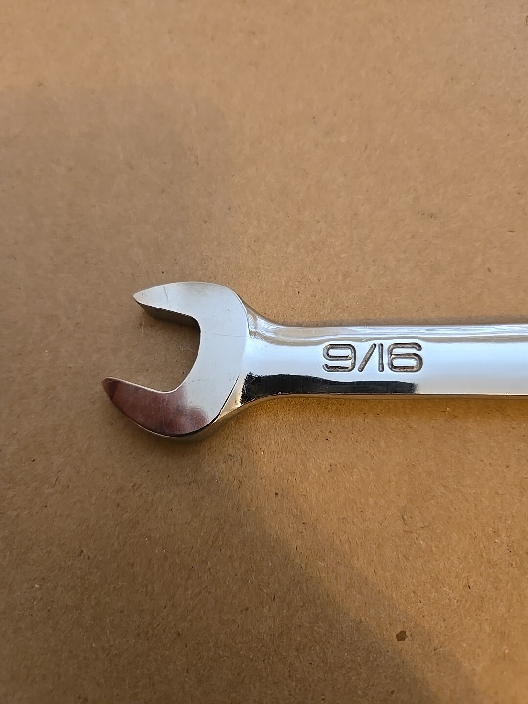 Snap On 9/16″ 12PT SAE Short Chrome Combination Wrench OEX180