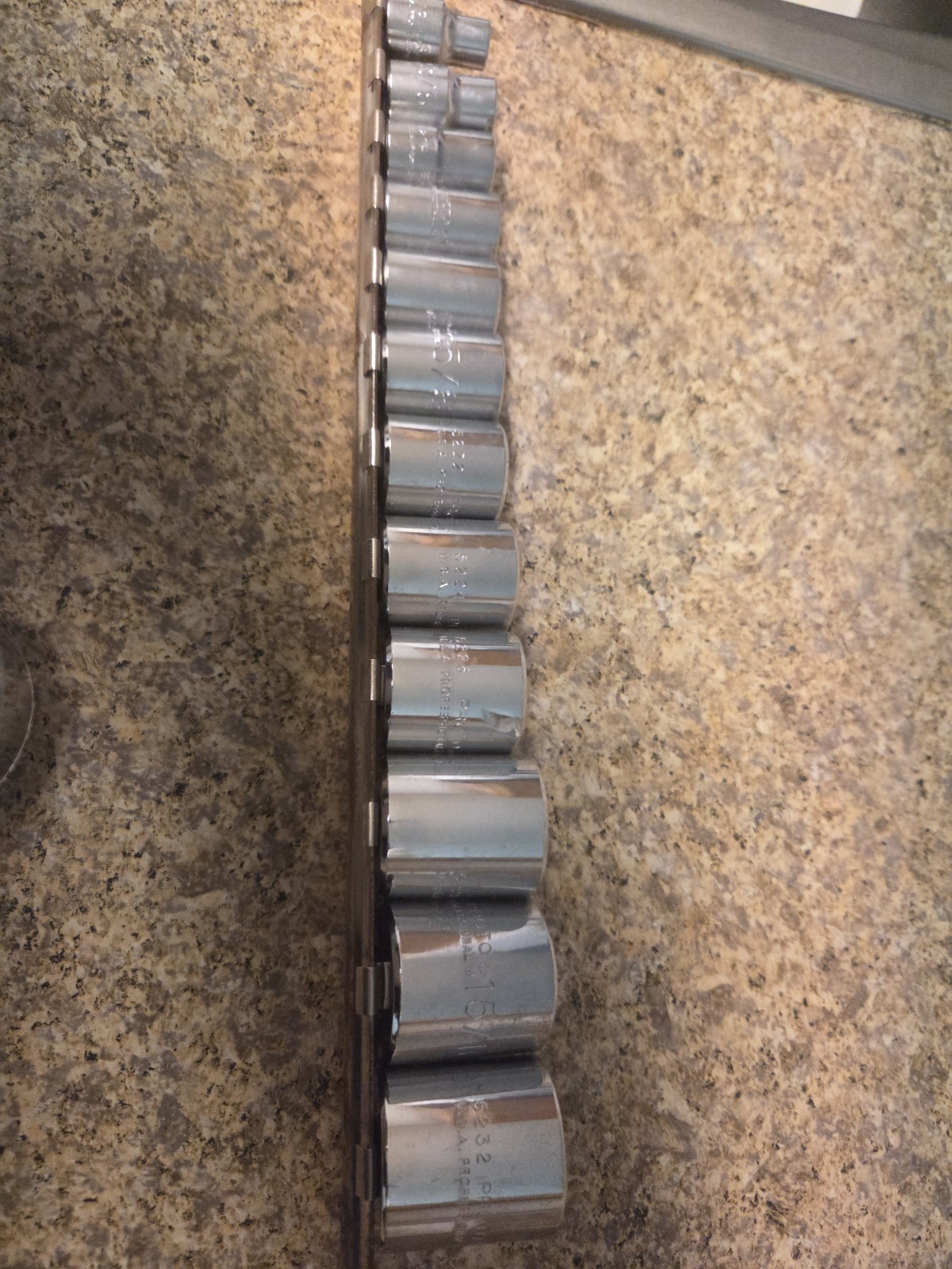PROTO 12PC ⅜DRIVE 12 POINT SAE SOCKET SET 5/16″-1″ TOTAL SOCKETS 12